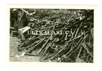 Captured Polish Small Arms and Ammunition Crates and Equipment, 1939, Original WW2 Photo