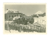 21 cm Gun with Snow Chain on Wheel and Unit Markings, Original WW2 Photo