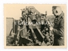 88 mm Gun and Crewman, Original WW2 Photo