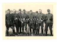 Decorated German Soldiers Armed with Captured French Berthier Carbines, Original WW2 Photo