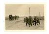 German Soldiers Pulling a 3.7 cm Anti-Tank Gun with "Dolly" Third Wheel, Original WW2 Photo