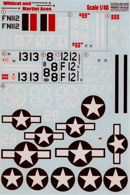 Print Scale 48-055 - Wildcat and Martlet Aces