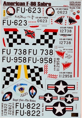 Print Scale 48-063 - American F-86 Sabre, Part 1