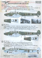 Print Scale 48-102 - Messerschmitt Bf 110 Aces