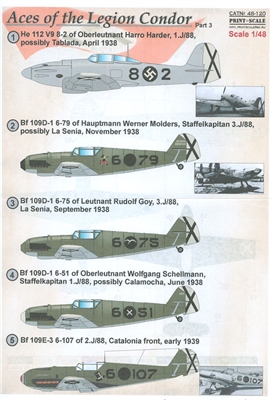 Print Scale 48-120 - Aces of the Legion Condor, Part 3