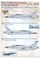 Print Scale 48-151 - Silver F-105D Thunderchiefs in the Vietnam War, Part 2