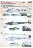 Print Scale 48-158 - P-38J Lightning, Aces over Europe (1944-45), Part 2