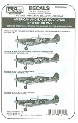 Pro Modeler - American and Eagle Squadron Spitfire MK Vb's