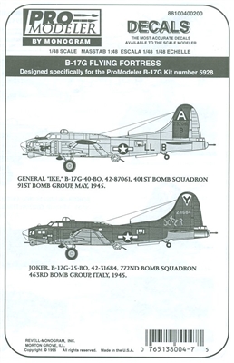 Pro Modeler - B-17G Flying Fortress