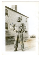American Tank Crewman, 6th Armored Division, Original WWII Photo
