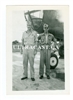 B-25 and Two Crewmen, Original WW2 Photo