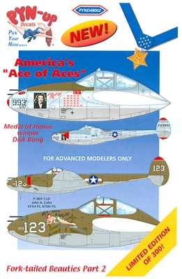 Pyn-up Decals PYND48002 - America's "Ace of Aces"