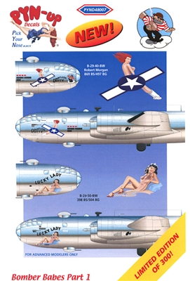 Pyn-up Decals PYND48007 - Bomber Babes, Part 1