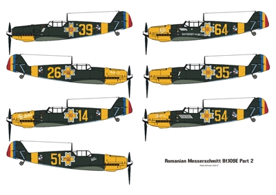 RB-Productions RB-D32013 - Romanian Messerschmitt Bf 109E, Part 2