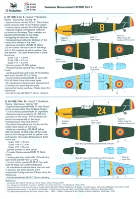 RB-Productions RB-D32014 - Romanian Messerschmitt Bf 109E, Part 3