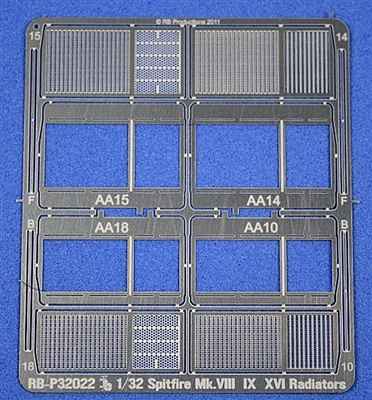 RB-Productions RB-P32022 - Spitfire Mk VIII, IX & XVI Radiators