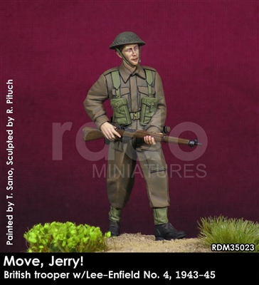 Rado RDM35023 - Move, Jerry!  British Trooper w/Lee-Enfield No. 4, 1943-45