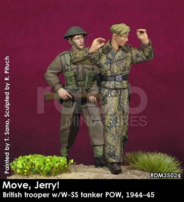 Rado RDM35024 - Move, Jerry!  British Trooper w/W-SS Tanker POW, 1944-45