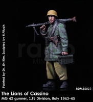 Rado RDM35027 - The Lions of Cassino:  MG42 Gunner, 1.FJ Division, Italy 1943-45