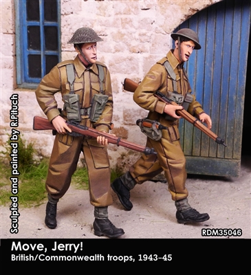 Rado RDM35046 - Move, Jerry!  British/Commonwealth Troops, 1943-45 (2 figures)