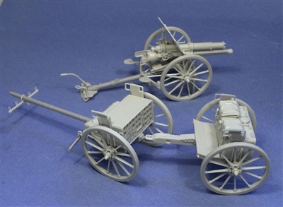 Resicast 35.1237 - WWI 18 Pounder, Limber and Wagon