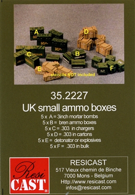 Resicast 35.2227 - UK Small Ammo Boxes