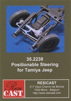 Resicast 35.2238 - Positionable Steering for Tamiya Jeep