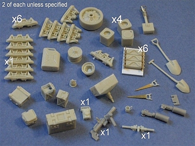 Resicast 35.2266 - UK Sherman Accessories No. 1