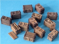 Resicast 35.2365 - Wooden Ammo Boxes for 3inch mortar