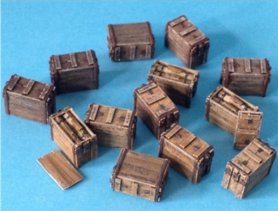 Resicast 35.2365 - Wooden Ammo Boxes for 3inch mortar