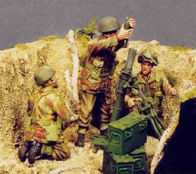 Resicast 35.5509 - UK 3inch Mortar and Airborne Crew