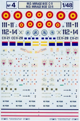 Replimodel 4 - M.D. Mirage III EE C-11 / M.D. Mirage III DE CE-11