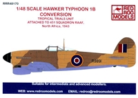 Red Roo RRR48170 - Hawker Typhoon 1B Tropical Conversion