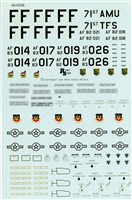 Repli Scale 48-5036 - 1st TFW MiG Killer & 71st TFS CMDR - 77st TFS CMDR (Desert Storm)