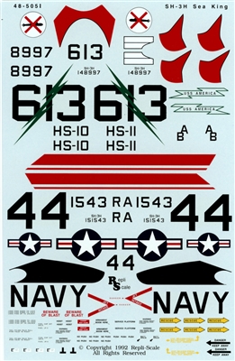 Repli Scale 48-5051 - SH-3H Sea King