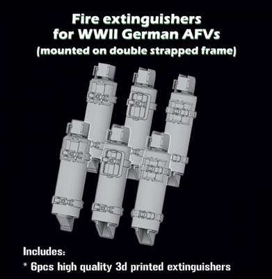 SBS 3D019 - Fire Extinguisers for WW II German AFV