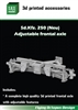 SBS 3D021 - Sd.Kfz.250 (Neu) Adjustable Frontal Axle for Dragon/Das Werk