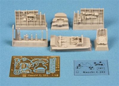 SBS Model 48017 - Macchi C 202 Folgore Cockpit Set