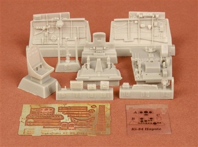 SBS Model 48023 - Ki-84 Hayate (Frank) Cockpit Set