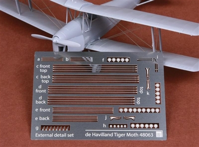 SBS Model 48063 - De Havilland DH-82 Tiger Moth Rigging Wire Set