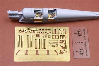 SBS Model 48067 - De Havilland DH-82A Tiger Moth Cockpit Set (for Airfix kit)