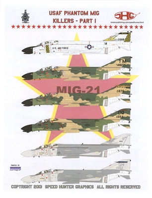 Speed Hunter 48001 - USAF Phantom MiG Killers, Part 1
