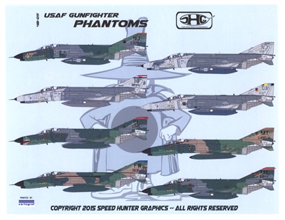 Speed Hunter 48011 - USAF Gunfighter Phantoms