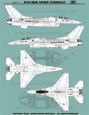 Speed Hunter 48027 - 5th Gen Viper Stencils