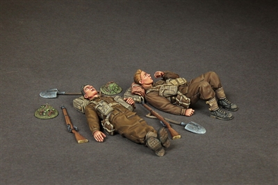 Soga 3616 - British Infantrymen at Rest