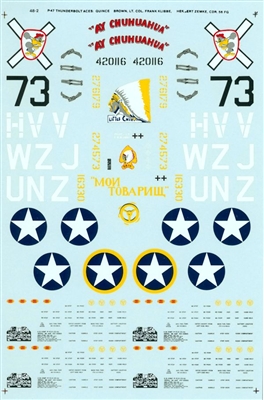 Super Scale 48-0002 - P-47 Aces