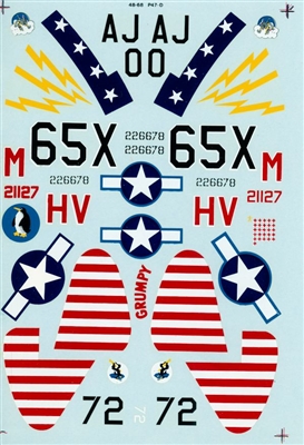 Super Scale 48-0068 - P-47D Thunderbolts