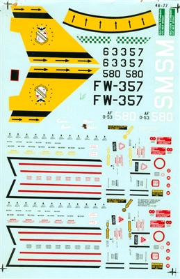 Super Scale 48-0077 - F-100 Super Sabres (354th TFS)