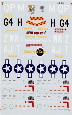 Super Scale 48-0090 - 8th AF Mustang Aces