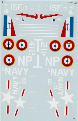 Super Scale 48-0120 - F4U-4 & AU-1 Corsairs (USN & French Navy)